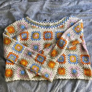 Crochet sweater
